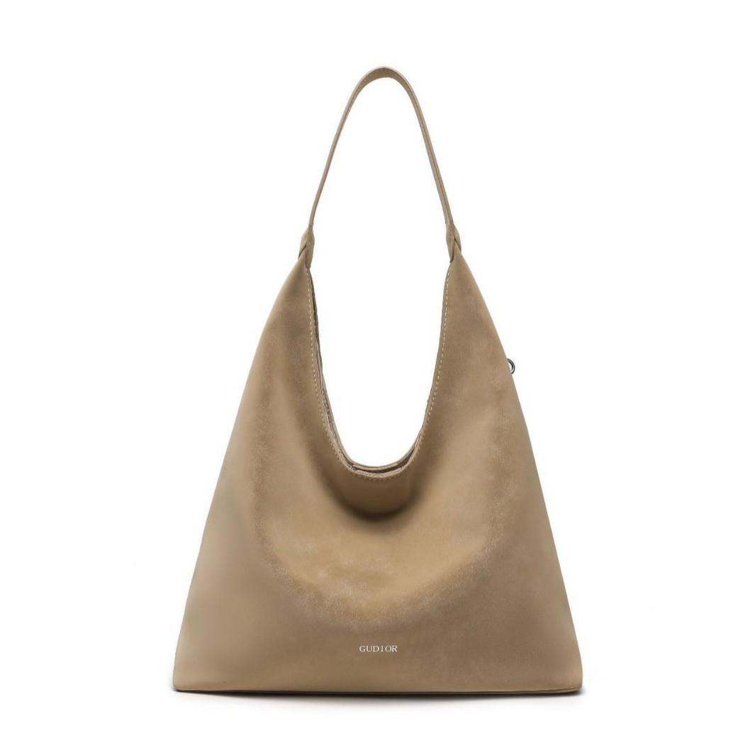 Large-capacity Pillow Bag Stylish, Simple, Retro, Commuter, Niche Single-shoulder Bag хаки