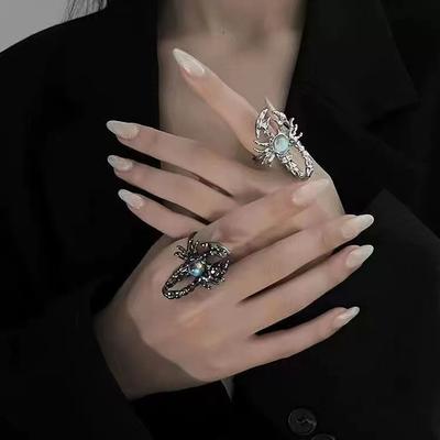Offener Ring Persönlichkeit Nischendesign Stil Paarring
