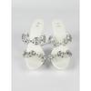 Rhinestone Sexy High Heel 13CM Thin Heel Waterproof Table Slippers Transparent Crystal Shoes Shoes Banquet High LFD-1099-Q20