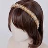 Maia Tweed Pearl Headband P - Black
