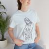 Jesus Christ Holding Lamb Unisex Jersey Short Sleeve Tee