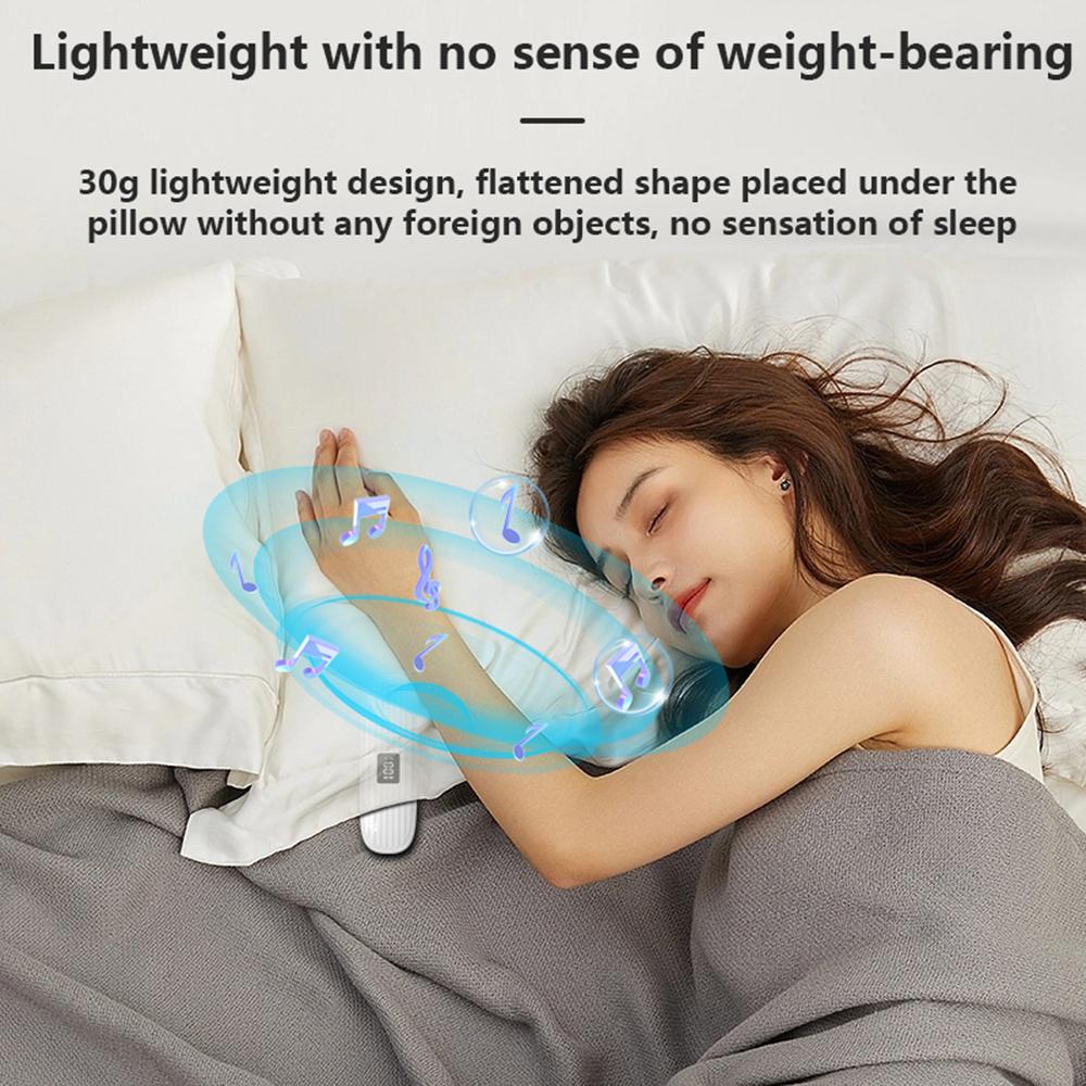QY10 Bone Conduction Speaker Wireless Sleep Soundbox Mini Pillow Speaker