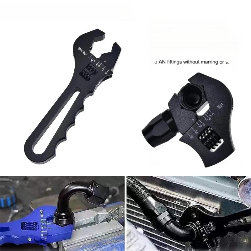 Adjustable Socket Wrench - Aluminum Alloy Multifunctional Universal Spanner for Pipe Nut and Screw Removal.Pipe Wrench.