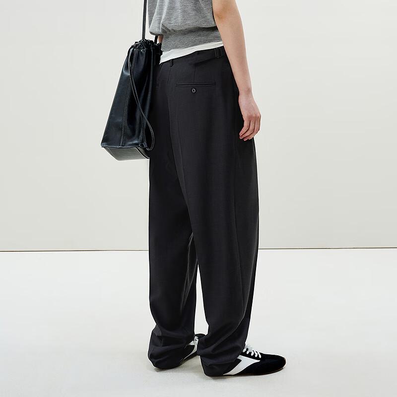 LESS 2025 Spring Casual Loose Harem Trousers