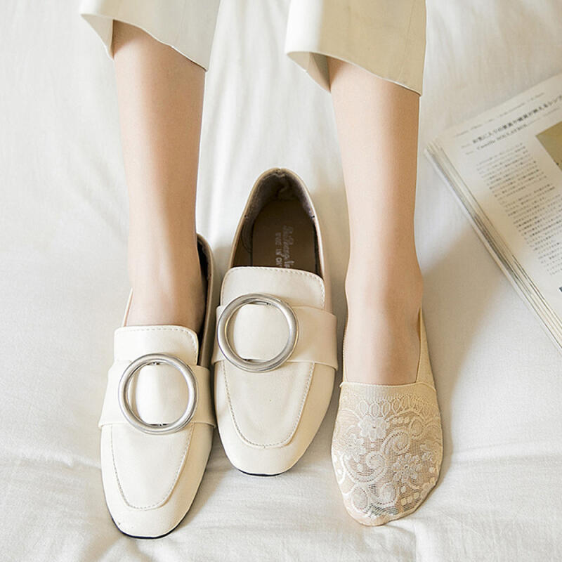 Damen-Spitzen-Silikon-Einlegesohlen, die nicht verrutschen und so aussehen, als würden sie nicht verrutschen