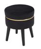 Hocker Paris Schwarz Cm Ø 35X40,5