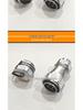 WY24 Waterproof Aviation Plug: 19-Pin Round Flange Socket Connector