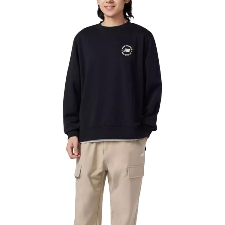 New Balance Lifestyle Casual Sweatshirt Men's Black AMT33343-BK