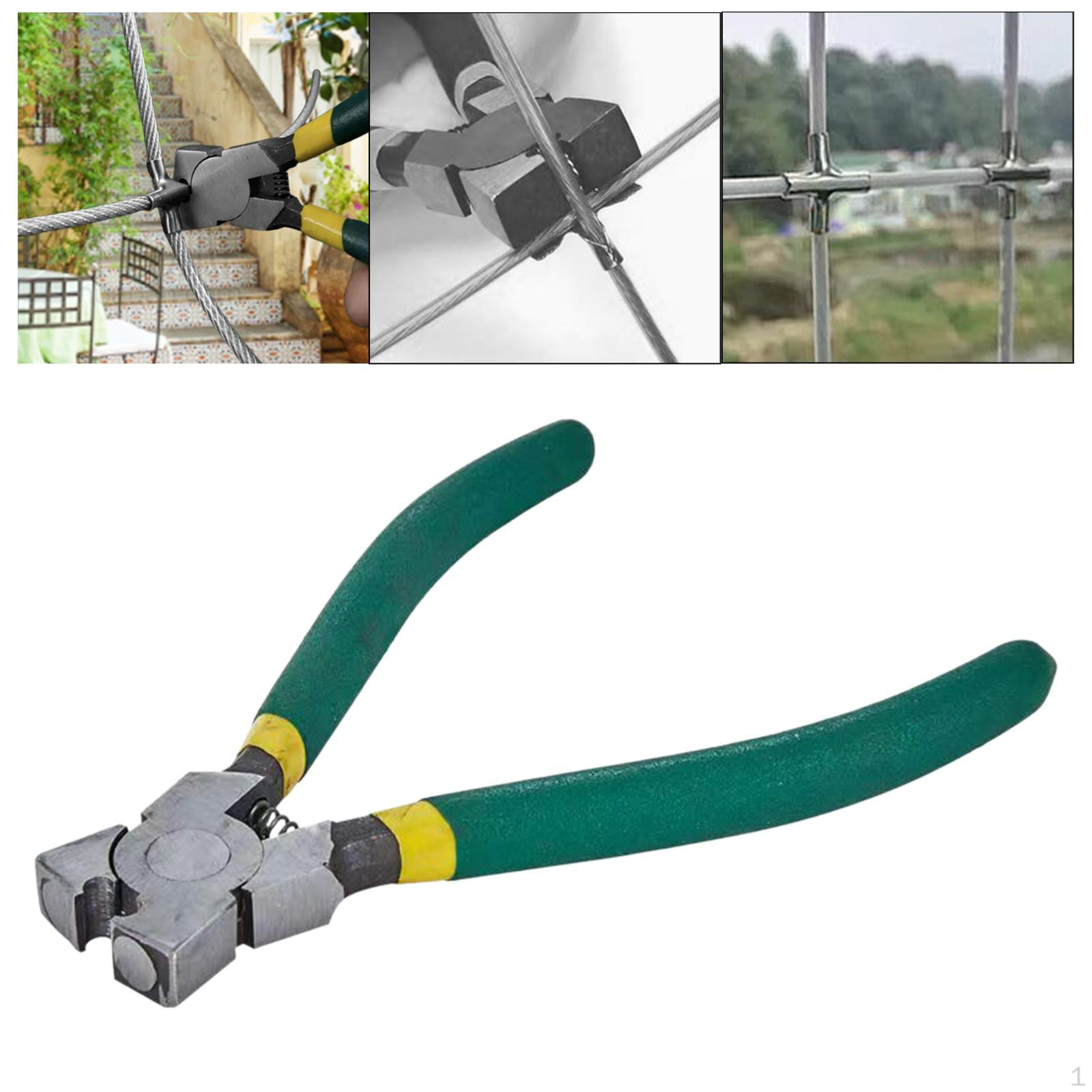 Wire Cage Buckle Pliers Clamp Tool Portable Installation Tool,Fasten Tools for