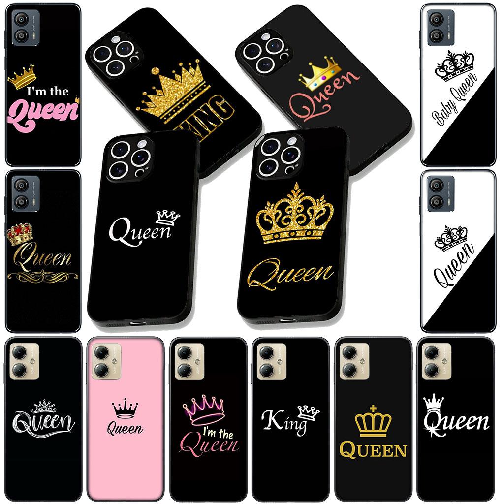 Cover for Samsung Galaxy Note 20 9 8 S8 S10 S9 Plus A54 A33 A21S A31 M21 S10E A17 Coque Phone Case Crown King Queen Princess