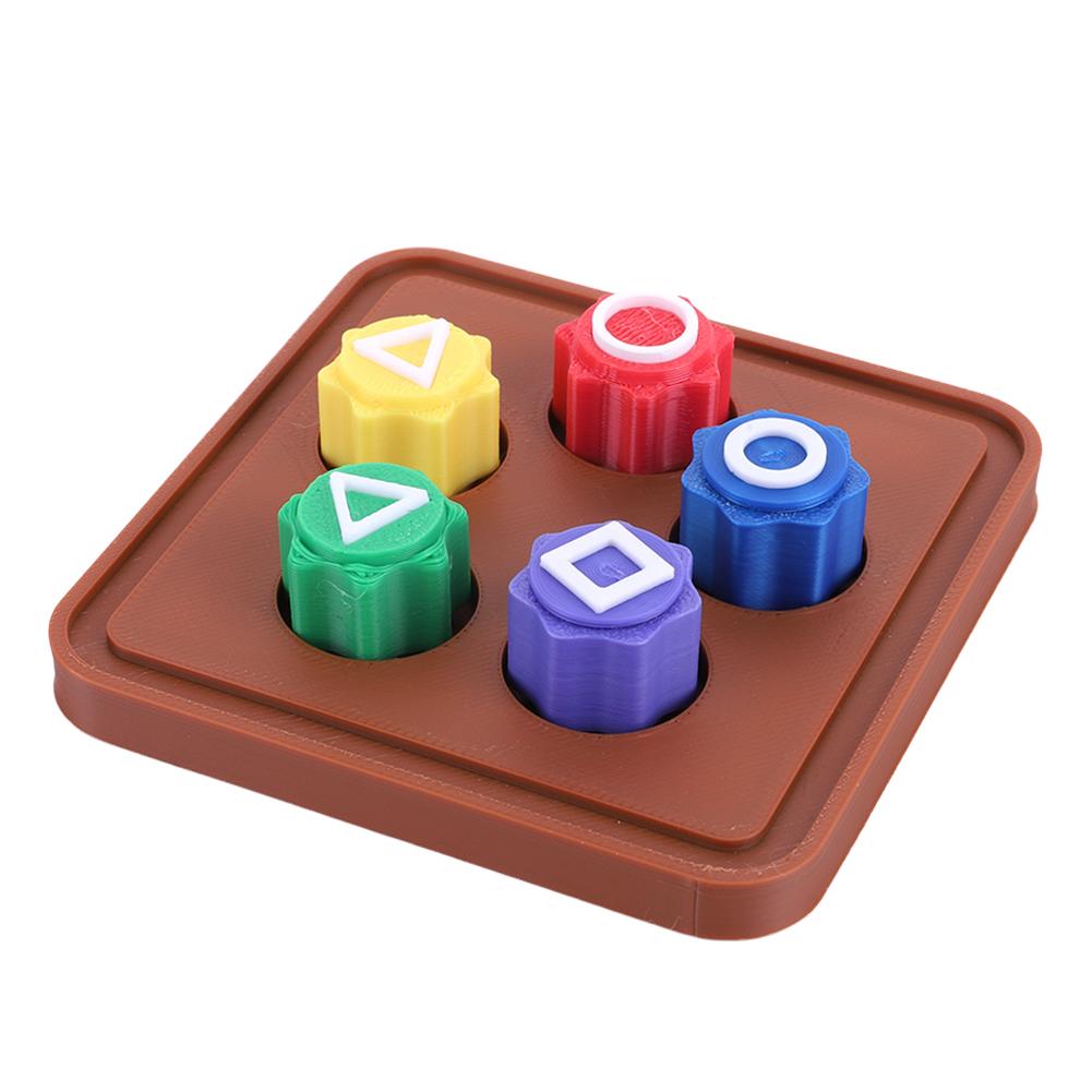 Gonggi Jack Stone Pebbles Set Stone Catching Game Hand Eye Coordination Training Toy for Board Game Party Games