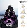 1 stuks Batman: De Joker Trilogie Cartoon Dekentje, Draagbaar Plaid voor Reizen & Kamperen, Gezellig Dekentje voor Alle Seizoenen, Ideaal Cadeau