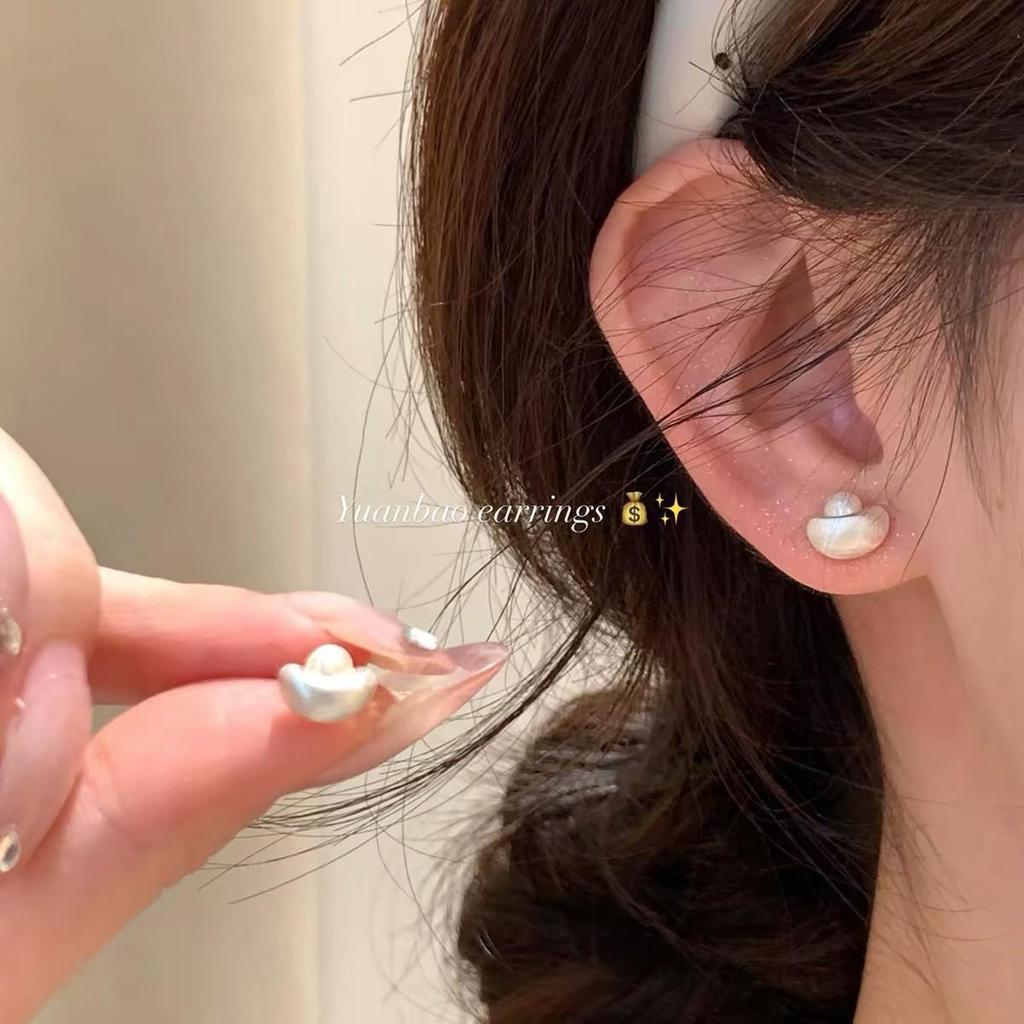 S925 Silver Needle Large Hoop Earrings - Japanese & Korean Style, Fashionable & Versatile, Celebrity-Inspired.