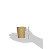 Artnap Unbleached Paper Cups, 210ml, 7 oz, 100-Count, Brown, PS-304