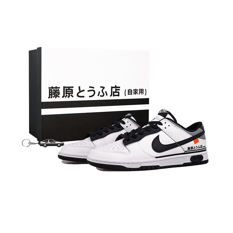 

Nike Dunk RISK Тема Перегонів, Акіяма, Магазин Тофу Модні Нековзкі Легкі Низькі Скейтборд-взуття Унісекс Чорно-Білий DD1391-100(Команда27-) 42