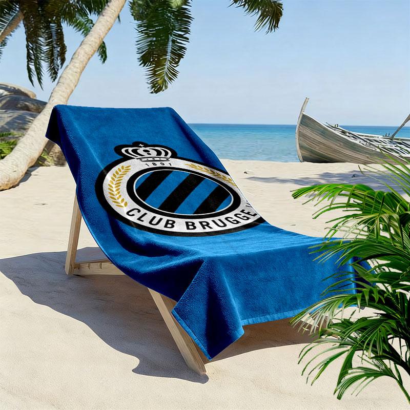 -Club Brugge KV Print Beach Towel, Large Soft Quick Dry Towel for Beach Camping Swimming