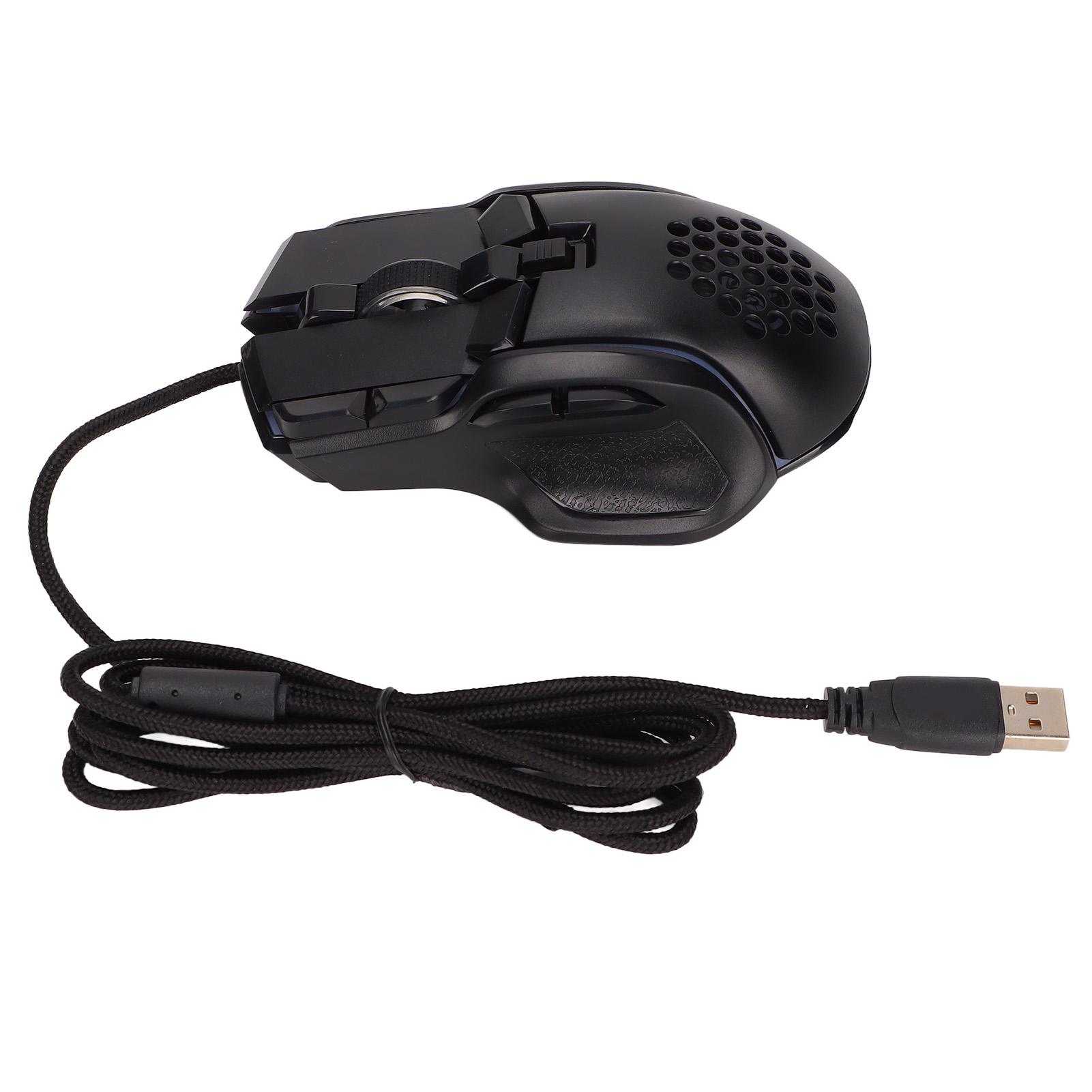 

Игровая мышь S700, 12800 точек на дюйм, программирование макросов, RGB светящаяся игровая мышь, мыши для домашнего офиса