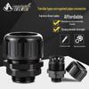 Plastic Tensile Wave Pipe Fitting with Nylon Claw Lock Nut for Cable Protection