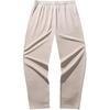 Casual Simple Solid Color Fleece Thick Warm Elastic Straight Leg Knitted Sports Pants Men Bottoms Light-Khaki 952547307-3