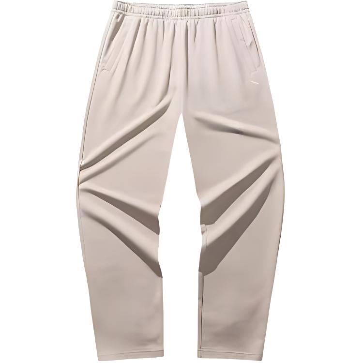 

Anta Повседневные Простые Однотонные Флисовые Толстые Теплые Эластичные Прямого Кроя Вязаные Спортивные Штаны Мужские брюки Светло-Хаки 952547307-3 S