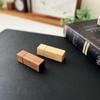 KATOMOKU Seal Case, Shachihata Name 9, km-77WA, Solid Walnut Wood