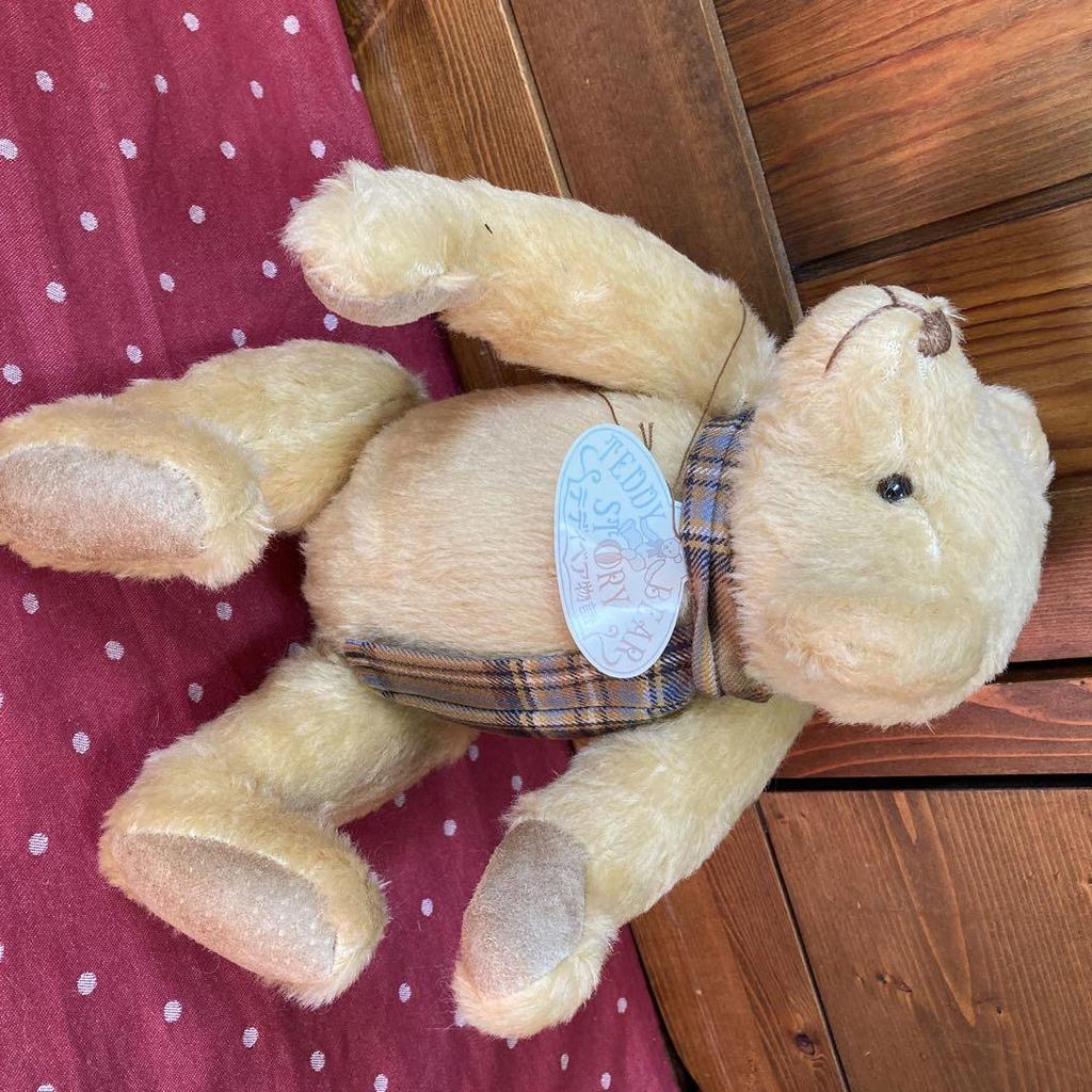 [USED] Teddy Bear Story Bear Plush Doll Handmade Finished Product