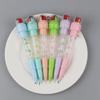 Gel Pen 4 In 1 Multi-functional Bubble Maker Roller Stamper Stationery Cartoon Fruit Pattern Plastic Writing Pen School Supplies