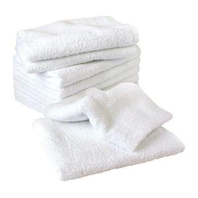10-Piece Set Face Towels, 34x90cm, White (11 Colors Available), 100% Cotton, 260匁, Made In Japan, Quick Dry, Durable, Solid Color