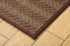 Ikehiko Made in Japan Rush Teppich Teppich Braun 3 Tatami Rechteckig F Knarl Ca. 191 x 250 cm Made in Japan Plump Backing Hiba Verarbeitung