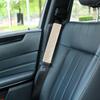 Automotive Seat Belt Cover Soft Suede Universal Fit Seatbelt Shoulder Pad Neck Protector Cushions for SUV Trucks Airplane Backpack 2 Pack Beige