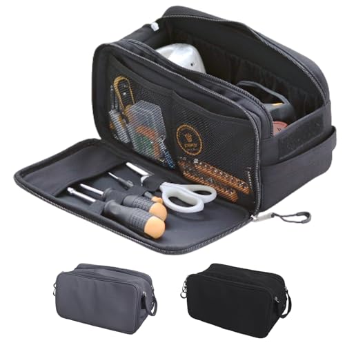 

[Bon Moment Official] Stylish, Simple, and Lightweight Tool Bag, Tool Case, Suitable for Living Rooms, with Dividers, Fabric, Portable, Ange Bon Momen