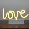 Heart-Shaped LED Neon Desk Lamp for Romantic Bedroom Decor