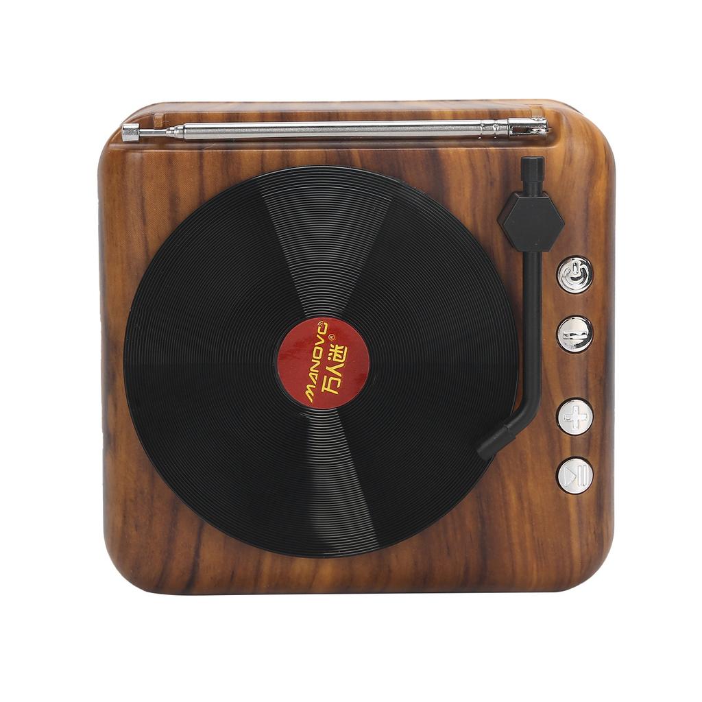 Mini Retro Vinyl Record Player Speaker Wireless Bluetooth High Definition Subwoofer Voice Box