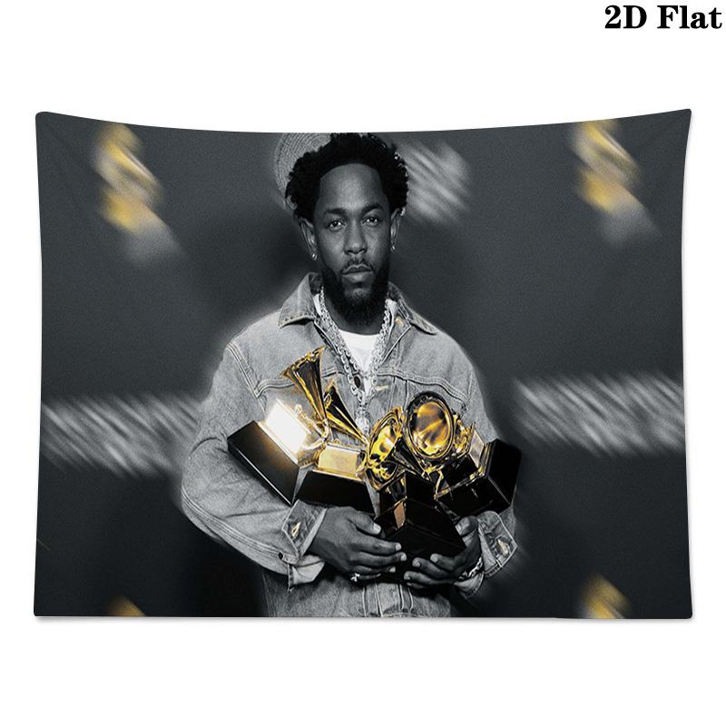 Kendrick Lamar Wall Tapestry Aesthetic Wall Hanging Printed Fabric Blanket Decorative Tapestries for Bedroom Living Room Home Decor