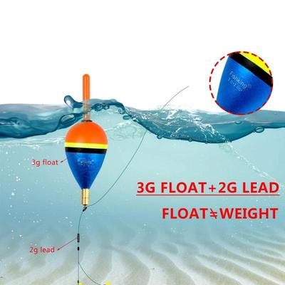 New Colored Vertical Fish Float Marine Freshwater Fishs Buoy Weighing 6.0g Portable Outdoor Fishing Accessories and Tools Floats