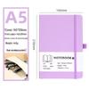 A5 Soft Leather Notebook: Multi-Color Options, Customizable, Thickened Pages, Ideal for Students and Business.
