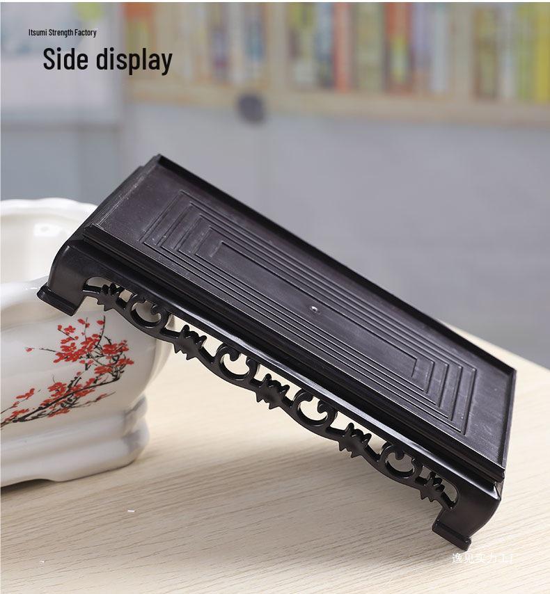 Large Ceramic Rectangular Flower Pot for Indoor Orchids, Succulents & Ficus