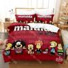 3D Printed M-Mafalda Manga Bedding Set for Boys Girls Duvet Cover Pillowcase Twin Queen King Full Single Double Sizes