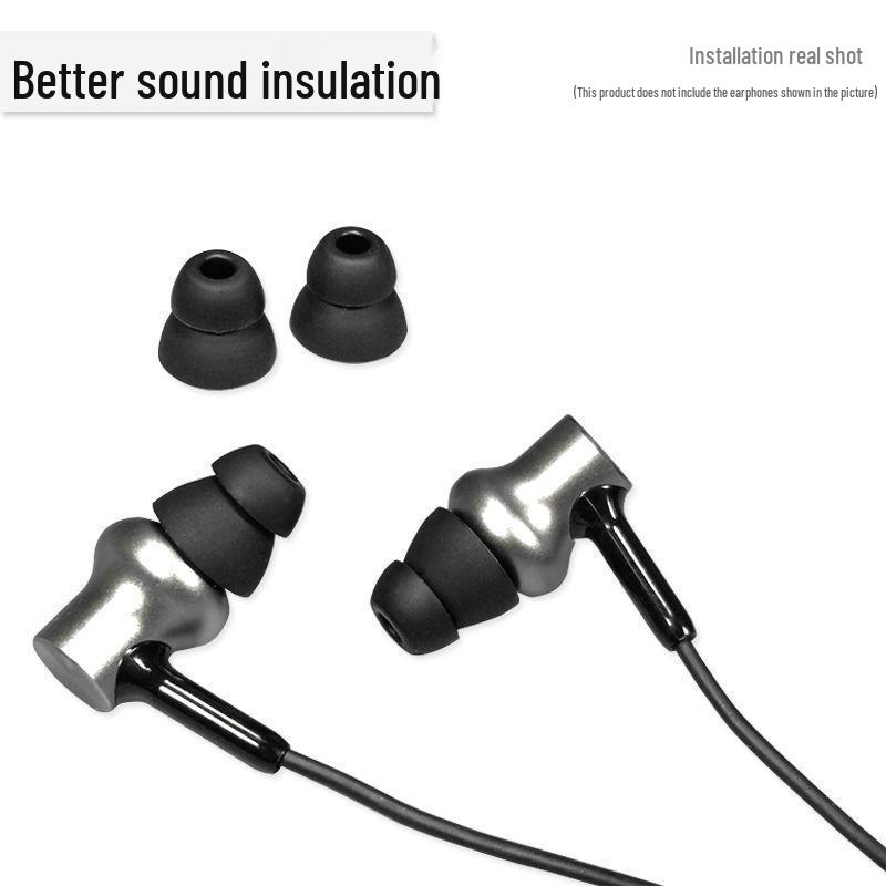 Universelle Doppelschicht-Silikon-Ohrhörerabdeckungen - In-Ear Bluetooth-Ohrhörer-Zubehör