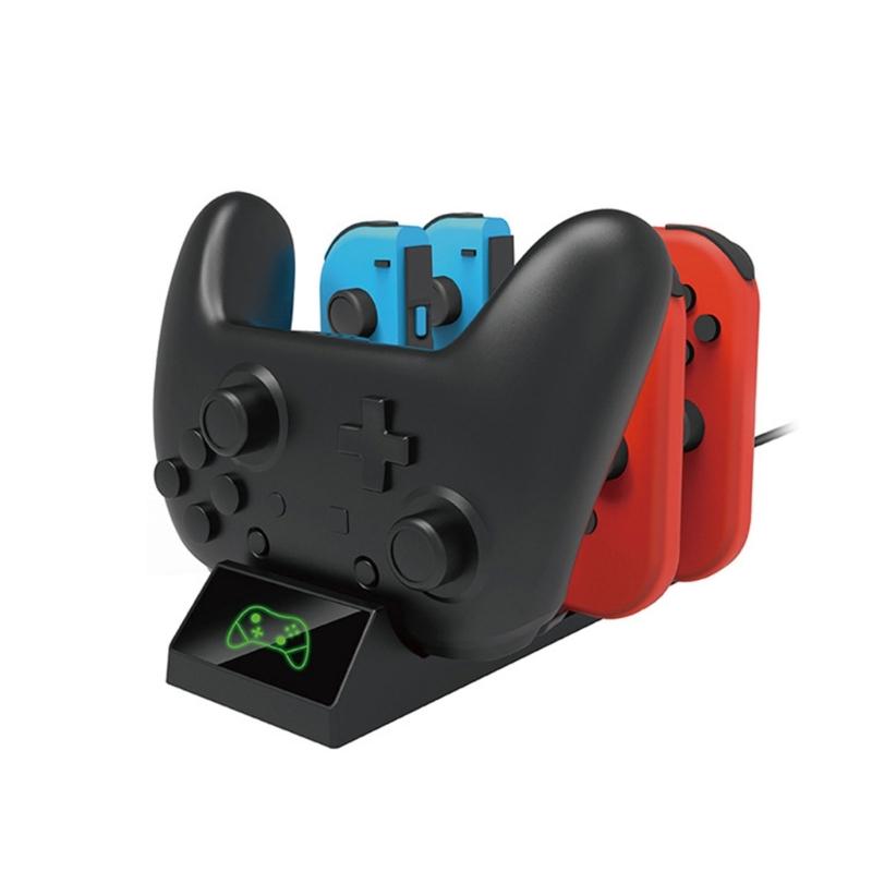 5 in 1 Type-C Charging Cradle Charging Station Stand for Gaming Controllers Charging 5 Controllers Charger Base