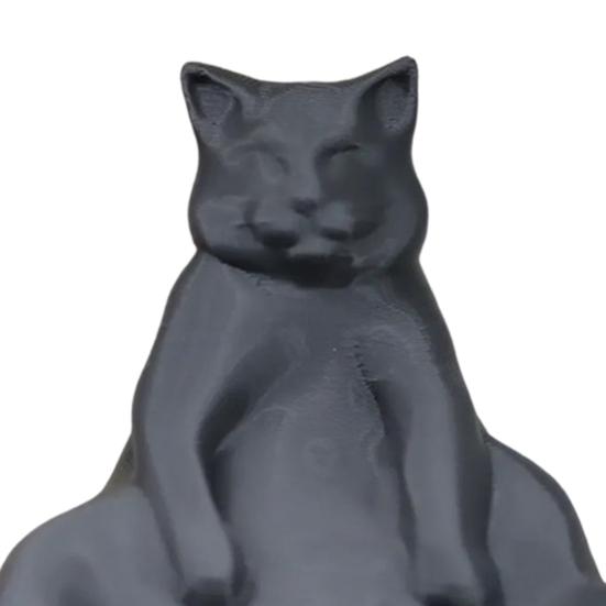 Ozdoba Leniwy Gruby Kot Drukowanie 3D Realistyczny Design Figurka Kota PLA Realistyczna Statuetka Zwierzęca Dekoracja Kotka