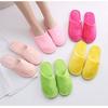 Long Plush Indoor Home Autumn Winter Wood Floor Warm Cotton Slippers Unisex Couples