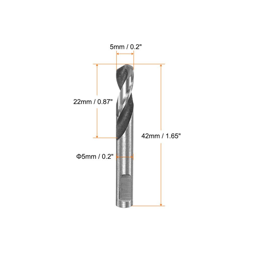 Uxcell 2/5/10pcs High-speed Steel Drill Bits for Hole Saws Arbor Replacement Wood Aluminum Plates