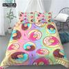 Home Living Luxury 3D Donuts Print 2/3Pcs Comfortable Duvet Cover PillowCase Bedding Sets Queen and King EU/US/AU Size