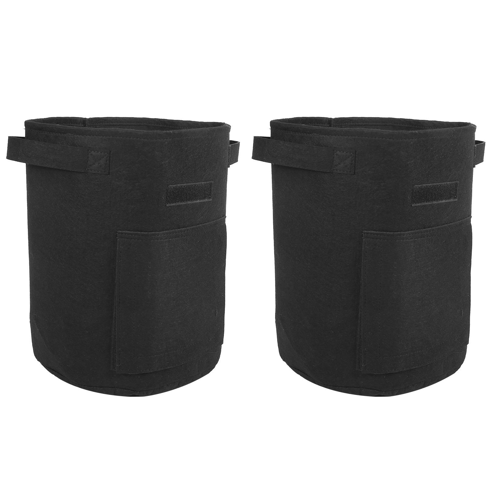 

2Pcs Plant Flower Grow Bags Home Garden Tools for Fruit Vegetable Gardening Growing Pots