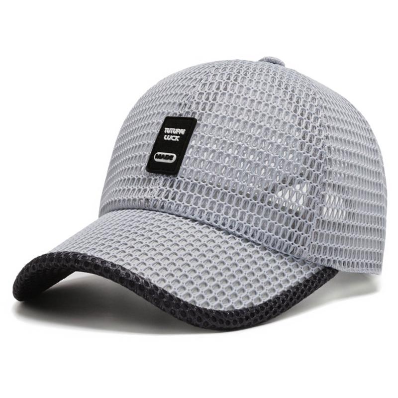 Summer Baseball Cap UV Protection Sun Visors Hat Breathable Mesh Outdoor Hiking Fishing Cap Adjustable Snapback Sun Cap Hat
