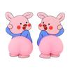 10PCS 3D Cute Butt Car Sticker Stress Relief Toys Cartoon Anti-collision Door Rearview Mirror Bumper Protection Phone Decoration