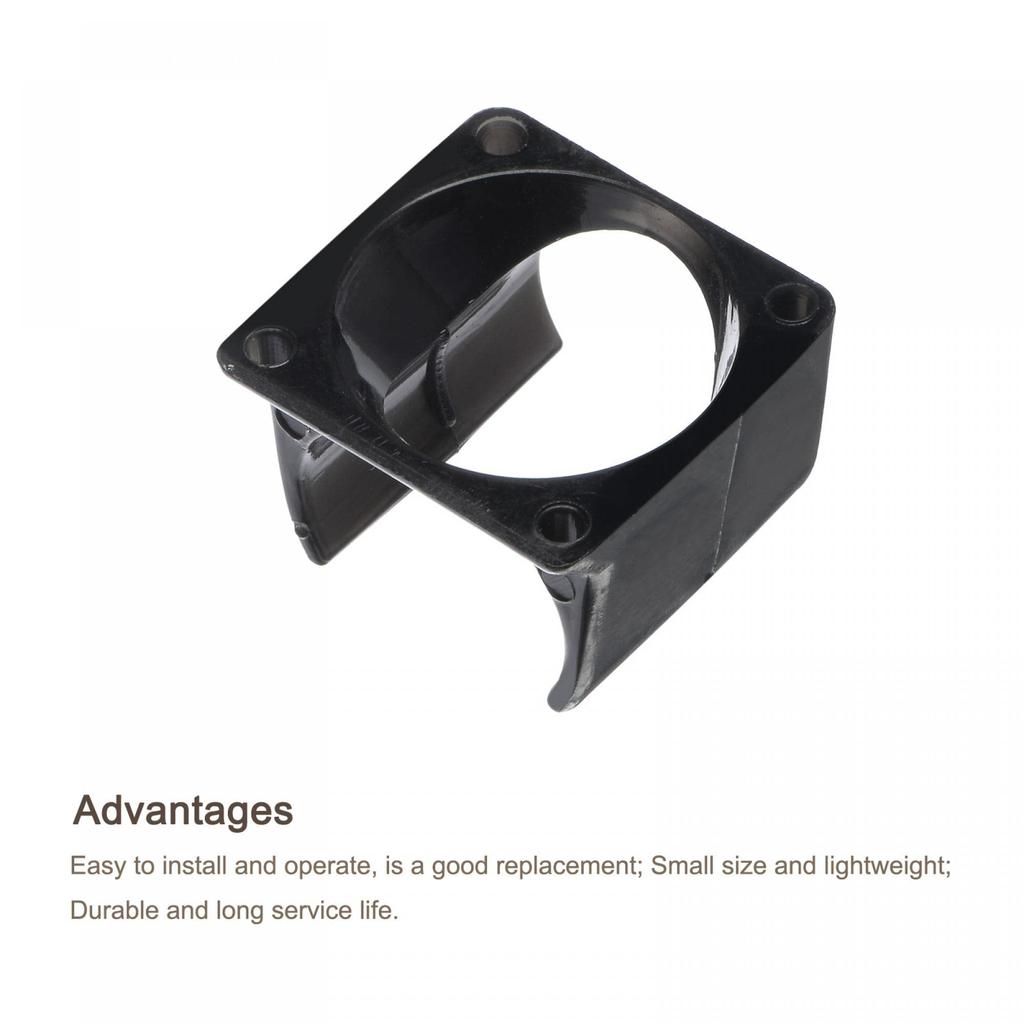 Uxcell V6 Fan Cover, Radiator Cooling Fan Cover, Black, for 3D Printers, 4 Pieces