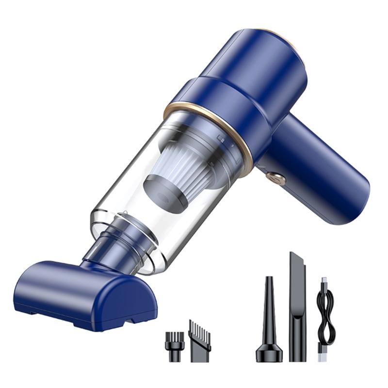 Беспроводной пылесос со светом Низкий уровень шума Автомобильный пылесос для салона Сжатый воздух Очиститель щетка Бесщеточный двигатель Очиститель клавиатуры