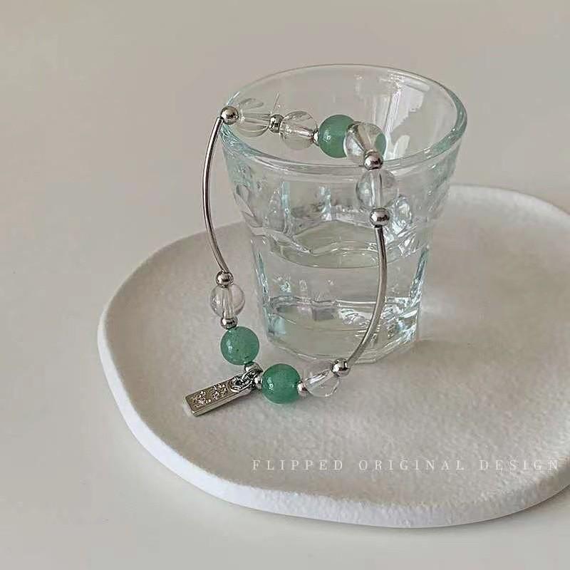 Stylish Glass Gourd Pendant Bracelet For Women Offering Unique Geometric Shapes And Luxurious Glass Craftsmanship